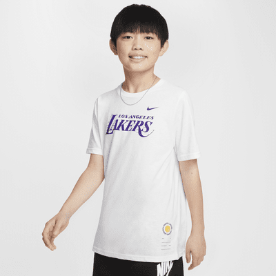 Los Angeles Lakers Essential Older Kids' (Boys') Nike NBA T-Shirt