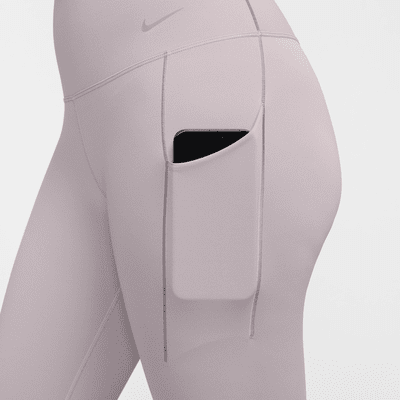 Leggings a todo o comprimento de cintura subida e suporte médio com bolsos Nike Universa para mulher