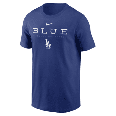 Men's Los Angeles Dodgers Nike Black Team Camo Logo T-Shirt
