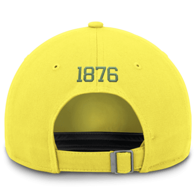 Gorra universitaria Nike Dri-FIT ajustable para hombre Oregon Ducks Legacy Club