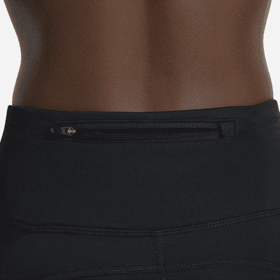 Nike Fast Cropped hardlooplegging met halfhoge taille voor dames