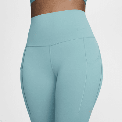 Leggings de 7/8 de tiro alto y sujeción media con bolsillos para mujer Nike Universa