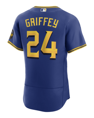 MLB Seattle Mariners City Connect (Ken Griffey Jr.) Men's Authentic  Baseball Jersey.