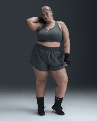 Женские шорты Nike Dri-FIT One High-Waisted 3" 2-in-1 Shorts (Plus Size)