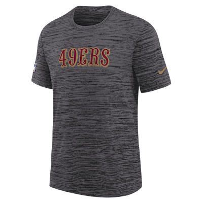 Playera Nike Dri-FIT de la NFL para niños talla grande San Francisco 49ers Rivalry Sideline Velocity