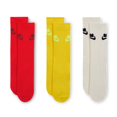 Nike x LEGO® Collection Everyday Essentials Crew Socks (3 Pairs)