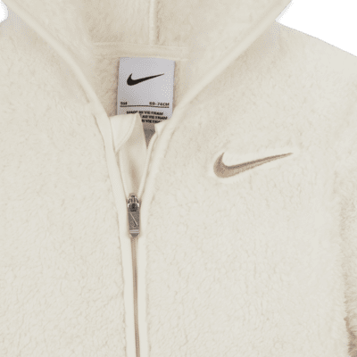 Nike Hooded Sherpa Coverall Baby Coverall