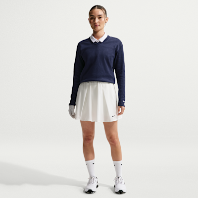 Nike Longsleeve-Golfoberteil mit V-Ausschnitt (Damen)