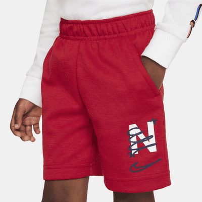 Shorts infantiles con garabatos Nike Dri-FIT