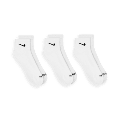 Calcetines de entrenamiento al tobillo (3 pares) Nike Everyday Plus Cushioned