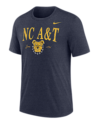 Мужская футболка Nike College (North Carolina A&T University) Tri-Blend Short-Sleeve