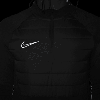 Fotbollströja med halv dragkedja Nike Academy Winter Warrior Therma-FIT för män