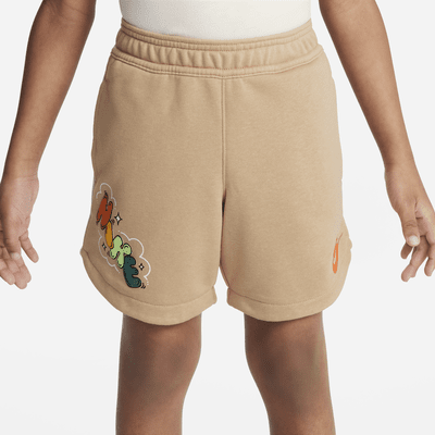 Nike Sportswear Create Your Own Adventure Younger Kids' French Terry Graphic Shorts