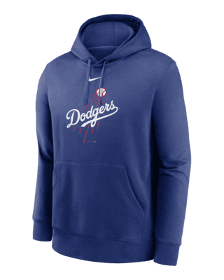 Nike Los Angeles Dodgers - Color Bar Club Pullover Hoodie Grey - GREY