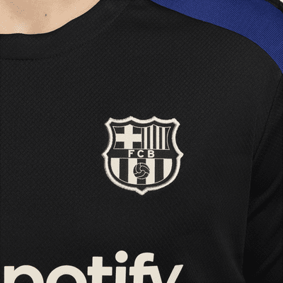 Haut de foot en maille à manches courtes Nike Dri-FIT FC Barcelona Strike pour homme