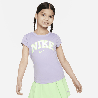 Set skort para niñas talla pequeña Nike Dri-FIT Prep in Your Step