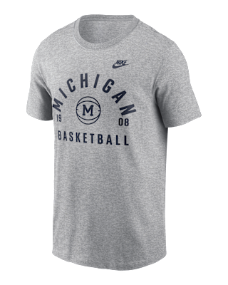 Мужская футболка Michigan Legacy Basketball Arch Nike College для баскетбола