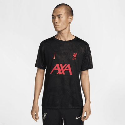 Liverpool FC Academy Pro Üçüncü Nike Dri-FIT Maç Öncesi Erkek Futbol Üstü