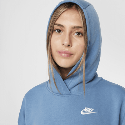 Sudadera con gorro sin cierre oversized para niños talla grande Nike Sportswear Club Fleece