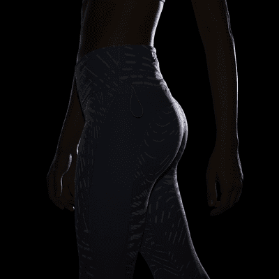 Leggings de running con estampado reflejante para mujer Nike Run Division Fast