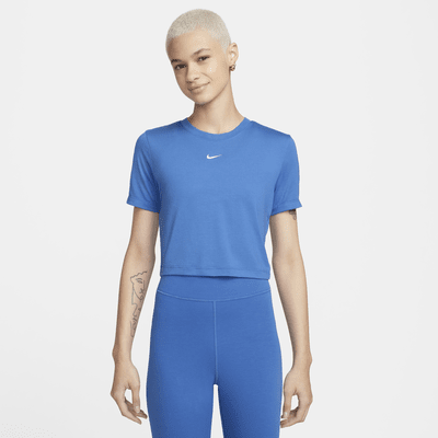  Nike Women's Slim Cropped Tee (as1, Alpha, l, Regular