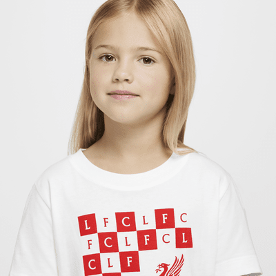 Liverpool FC Big Kids' Nike Soccer Checkered T-Shirt