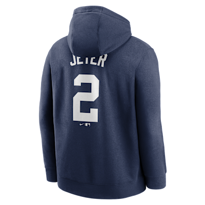 Derek Jeter New York Yankees Club Men's Nike MLB Pullover Hoodie