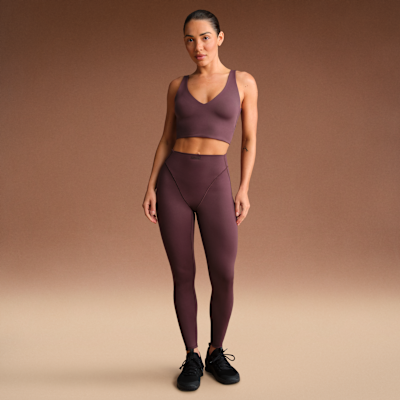 NikeSKIMS Matte Women's V-Neck Long-Line Bra