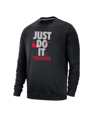 Мужской свитшот Portland Thorns Club Fleece Nike Soccer Crew-Neck