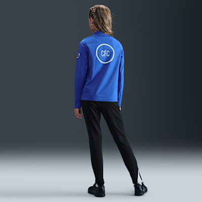 3e pantalon de foot en maille Nike Dri-FIT Total 90 Chelsea FC Strike pour ado