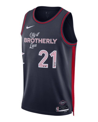 Мужские джерси Joel Embiid Philadelphia 76ers City Edition 2023/24 Nike Dri-FIT NBA Swingman Jersey