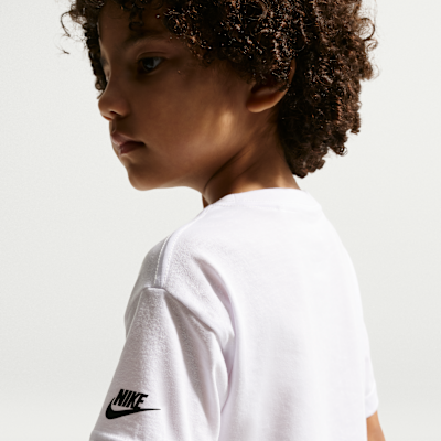 Conjunto de 2 piezas de jersey holgado para niños talla pequeña Nike Sportswear In The Zone