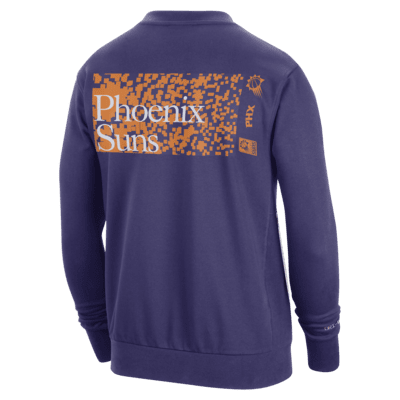 Męska bluza dresowa z półokrągłym dekoltem Nike Dri-FIT NBA Phoenix Suns Standard Issue