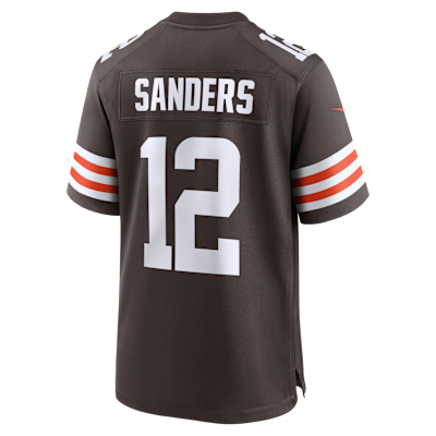 Shedeur Sanders Cleveland Browns 2025 NFL Draft Men's Nike NFL Game Jersey