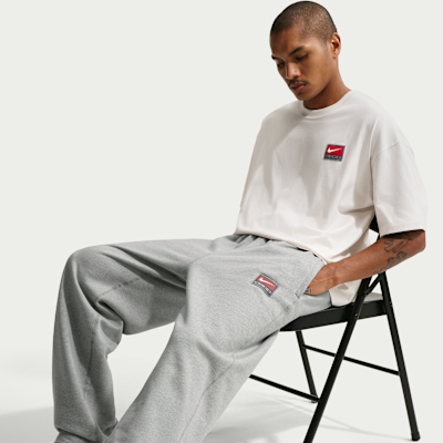 Nike Solo Swoosh Men's Fleece Open-Hem Trousers