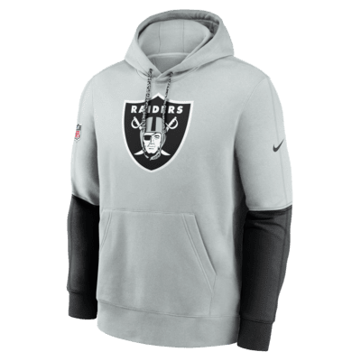 Sudadera con gorro sin cierre Nike de la NFL para hombre Las Vegas Raiders Sideline Team Issue Club