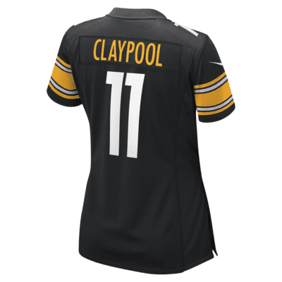 NFL Pittsburgh Steelers (Chase Claypool) Women's Game Football Jersey.