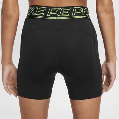 Nike Pro Dri-FIT shorts voor meisjes (8 cm)