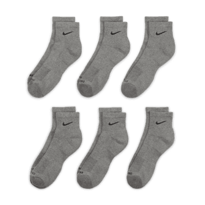 Calcetines al tobillo de entrenamiento Nike Everyday Plus Cushioned (6 pares)