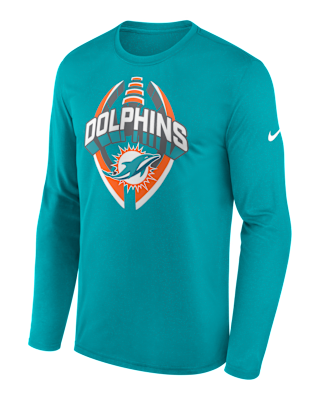 Мужская футболка Miami Dolphins Legend Icon Nike Dri-FIT NFL Long-Sleeve