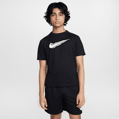 Nike Multi Older Kids' (Boys') Dri-FIT Short-Sleeve Top