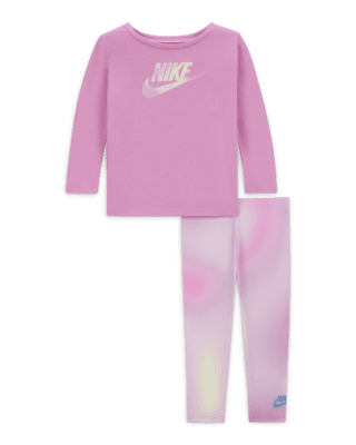 Детская футболка Nike Dri-FIT Baby (12-24M) Long Sleeve and Leggings Set