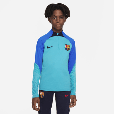 FC Barcelona Strike Big Kids' Nike Dri-FIT Soccer Drill Top