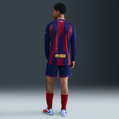 F.C. Barcelona 2025/26 Stadium Home Men's Nike Dri-FIT Football Replica Shorts