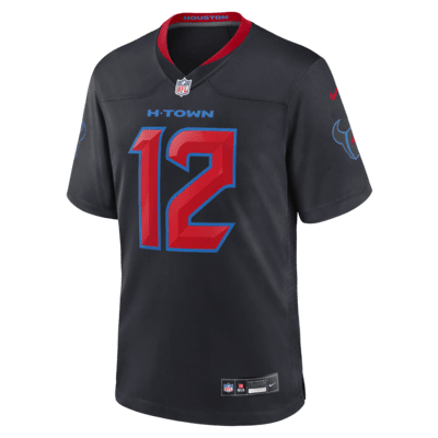 Nico Collins Houston Texans Men's Nike NFL Game Football Jersey