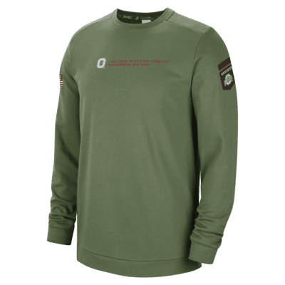 Nike College Dri-FIT (Ohio State) Men's Crew-Neck Sweatshirt