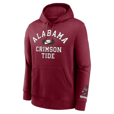 Sudadera con gorro sin cierre universitaria Nike para hombre Alabama Crimson Tide Legacy Club Foundational