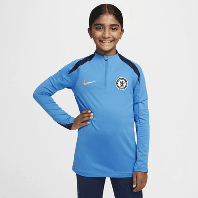 Chelsea F.C. Strike Older Kids' Nike Dri-FIT Football Drill Top