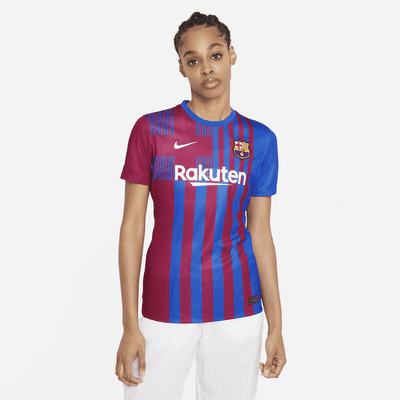 voor Klusjesman Perceptueel FC Barcelona 2021/22 Stadium Thuis Voetbalshirt voor dames. Nike NL