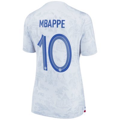 2022 Womens Nike Kylian Mbappe France Away Jersey - SoccerPro